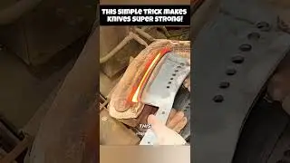 This simple trick Makes a strong knives.🔥 # shorts