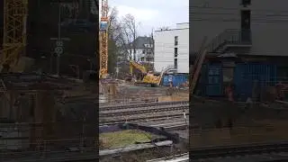 Neckarsulm Baustelle Unterf&uuml;hrung Aktuell wird noch gebaut Sperrung Bad Friedrichshall #frankenbahn