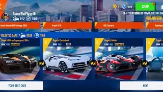 Asphalt 8, All Bugatti Team Intense Gauntlet Races🔥💪