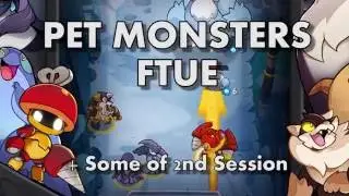 Pet Monsters Tutorial and Early Levels