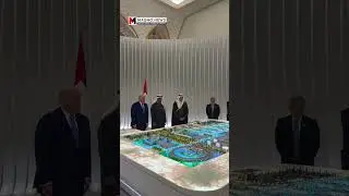 President Trump Observes 🇺🇸USA-UAE🇦🇪 AI Cluster Presentation in Abu Dhabi, United Arab Emirates