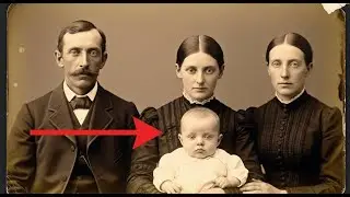Baby's First Photo in 1899 — When Enhanced, His Expression Is Impossibly Knowing