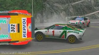 Pocket Rally Lite. The free version. Challenge I ( 1/2 finals ).