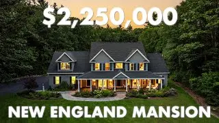 This $2.25M New England MANSION is your own PRIVATE OASIS! | Cinematic Real Estate Tour | Canon R5C