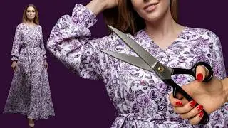 The Easiest Maxi Dress Pattern &ndash; Ready in Under 15 Minutes!  #sewinghaven