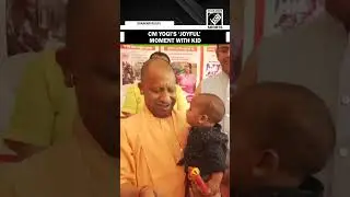 UP CM Yogi Adityanath&rsquo;s &lsquo;playful&rsquo; interaction with kid in Gorakhpur