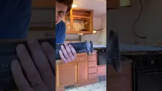 RV Kitchen Total Demo! #diy #rvliving  #classarv
