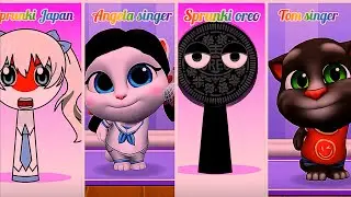 Who is best: Sprunki Japan G Vs Angela Singer/ spr green oreo & tom Singer🔥Mega Battle 🔥part 