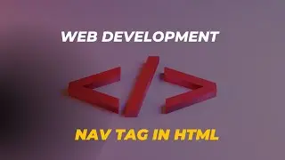 34-how to use nav tag on html