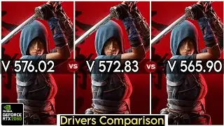 Nvidia Drivers (V 576.02 vs V 572.83 vs V 565.90) - Test In 8 Games - ft.RTX 2060