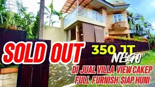 DI JUAL VILLA VIEW CAKEP, FULL FURNISH SIAP HUNI !! 