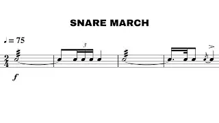 Snare March - Sight Reading Practice 🥁