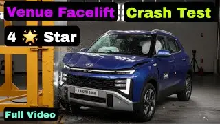 Hyundai Venue Facelift 2025 Crash Test 🚀 Venue Crash Test #hyundai #venue #hyundaivenue2025