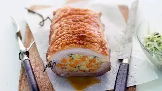 Recette : R&ocirc;ti de porc farci