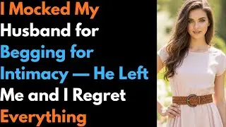 I Mocked My Husband for Begging for Intimacy — He Left Me and I Regret Everything    #cheating