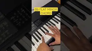 B Flat Minor Chord or D Sharp Minor Chord | Music | Tutorial | Learn | Piano | Music Theory #shorts