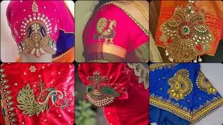 New Latest Maggam Work Blouse Short Sleeve Designs 2024| Aari Sleeve Designs| RK lifestyle fashions