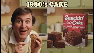 Betty Crocker Snackin' Cake. Commercial 1980