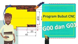 Turns out it's easy! CNC G00 G01 Programming Tutorial for Beginners