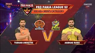 Aabhas Rana Vs Tushar Awasthi 💪🏻🥶 Pro panja league season 2 🔥 semi finals 
