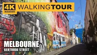 Gertrude Street Walking Tour in Melbourne, Australia (4K 60fps)