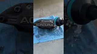 ASMR: Let&rsquo;s clean these brake calipers&hellip; #accordcoupe #car #accord #oddlysatisfying #asmr