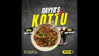 Dayya's Kottu | Creating Eye-Catching Motion AD Design 🎬📈 #motiongraphics #motionad