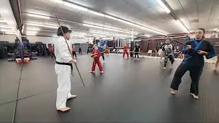 Awesome Bo taught at Warrior Weekend with Jason McCormick and Zeke Meares from Karate World