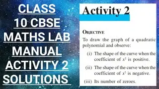 #Activity 2 class 10 //mathematics lab manual //#Activity 2//Solutions........