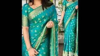 Eid New party Saree collection  Sana silk Katan saree with blouse piece   order for inbox me