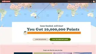 NEW PERSONAL RECORD - GeoGuessr No Moving Around #3