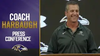 John Harbaugh's Monday Press Conference After Patriots Win | Baltimore Ravens