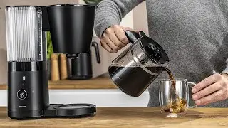 ZWILLING Enfinigy Glass Drip Coffee Maker 12 Cup, Awarded the SCA Golden Cup Standard, Black