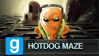 GMod Snapchat Hotdog Horror Maze (Garry's Mod Sandbox Funny Moments)