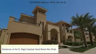 St  Regis Residences   Saadiyat Abu Dhabi