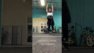 Leg workout for my recovery week. Light weights high reps #fitness #workout #fitnessmotivation