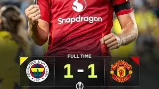 Christian Eriksen Goal | Manchester United vs Fenerbahce 1-1 Highlights Europa League 24/25