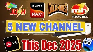 😱😱Jiotv launched 5 new channels✅️ this dec 2025🥳 | jio tv plus | jio tv new channel launch