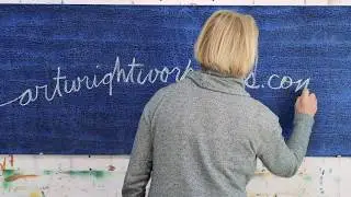 48 foot scratchboard artwork on Fort Wayne Landmarks