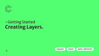 Getting Started | Creating Layers in Cavalry. #cavalryapp
