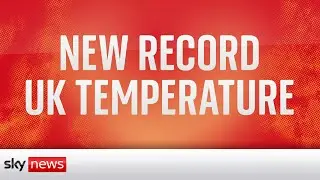 UK temperature hits record 39.1C