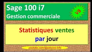 Sage 100 Gestion commerciale i7 - Statistiques des ventes par jour