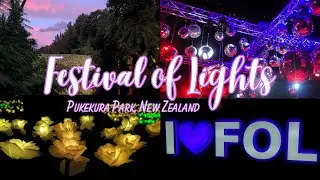Festival Of Lights at Pukekura Park, New Plymouth, New Zealand Dec 2024 Jan 2025