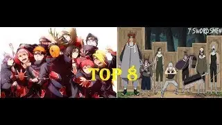 Os grupos ninja mais poderosos de Naruto