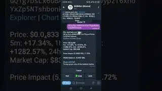 How to but any Solana meme tokens with bonkbot on telegram. #bonkbot #solana