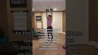Lose lower belly fat & do these instead of sit ups #coreworkout #abworkout #abs #bellyfat