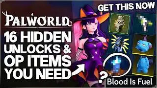 Palworld 1.0 - New BIG Discovery - 14 OP Hidden Items, Secret Unlocks & More - Best Base Item Guide!