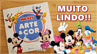 REVIEW Livro para Colorir Mickey - Arte e Cor