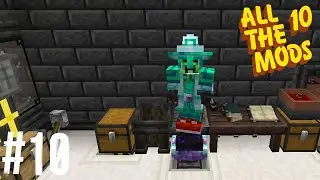 Minecraft com Mods (ATM10) - FUTURA BASE ENDER CELL DIGITAL MINER E NETHER STAR  #10