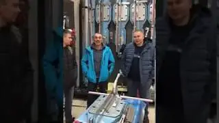 Порезка плиткорезом Sigma KERA-CUT Kerlit крупноформатного керамогранита профессионалами